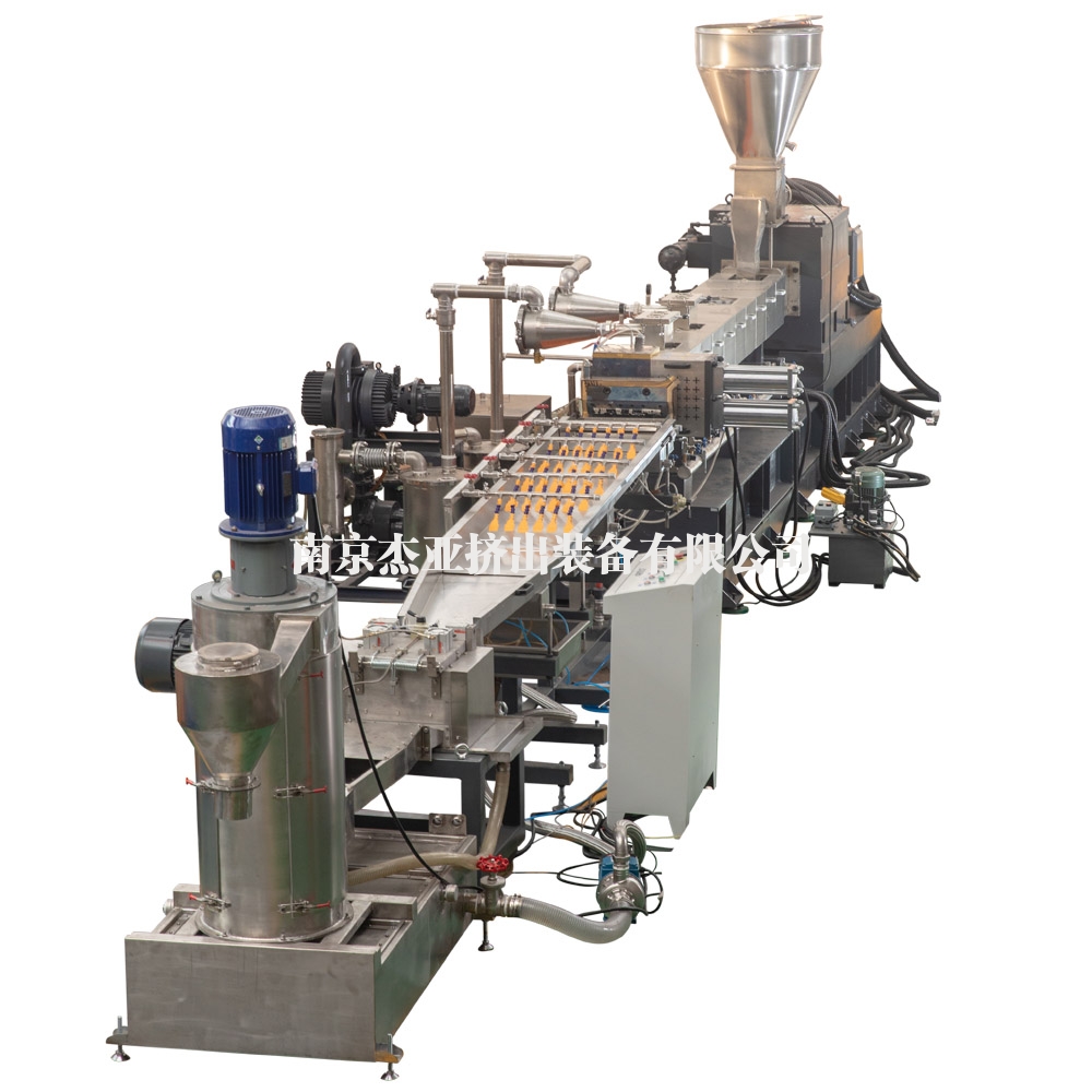 高扭双螺杆瓶片回收造粒机组